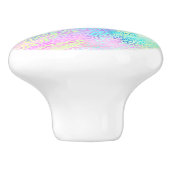 Ontwerp 10 van de Iridescent Leopard-reeks Keramische Knop (Zijkant)