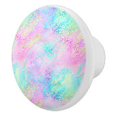 Ontwerp 10 van de Iridescent Leopard-reeks Keramische Knop (Rechts)