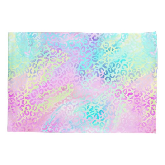 Ontwerp 10 van de Iridescent Leopard-reeks Kussensloop (Achterkant)