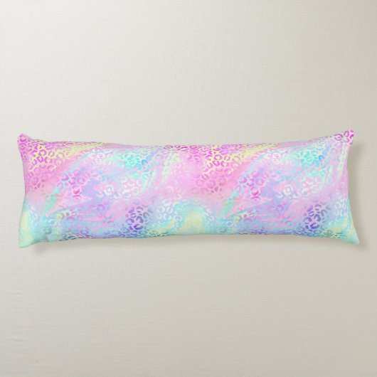 Ontwerp 10 van de Iridescent Leopard-reeks Lichaamskussen (Achterkant)