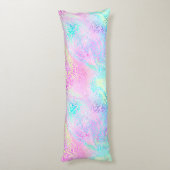 Ontwerp 10 van de Iridescent Leopard-reeks Lichaamskussen (Achterkant (Verticaal))