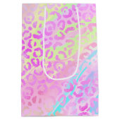 Ontwerp 10 van de Iridescent Leopard-reeks Medium Cadeauzakje (Achterkant)
