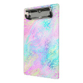 Ontwerp 10 van de Iridescent Leopard-reeks Mini Klembord (Angled2)