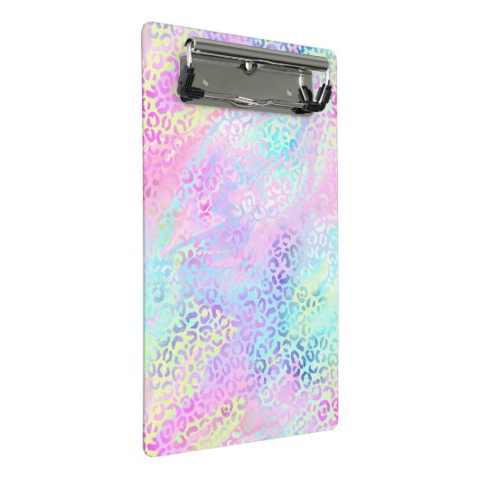 Ontwerp 10 van de Iridescent Leopard-reeks Mini Klembord (Schuin)