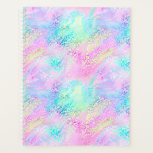 Ontwerp 10 van de Iridescent Leopard-reeks Planner (Voorkant)