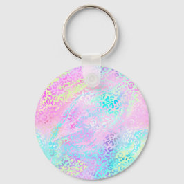 Ontwerp 10 van de Iridescent Leopard-reeks Sleutelhanger