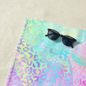 Ontwerp 10 van de Iridescent Leopard-reeks Strandlaken (In situ)