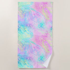 Ontwerp 10 van de Iridescent Leopard-reeks Strandlaken