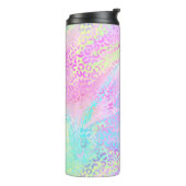 Ontwerp 10 van de Iridescent Leopard-reeks Thermosbeker (Gedraaid links)
