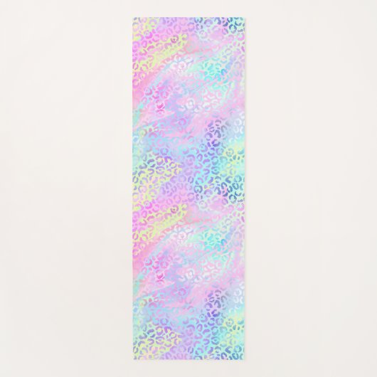 Ontwerp 10 van de Iridescent Leopard-reeks Yogamat (Voorkant)