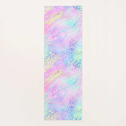 Ontwerp 10 van de Iridescent Leopard-reeks Yogamat (Achterkant)