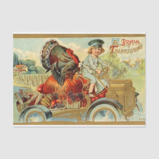 Ontwerp 10 van de  Thanksgiving van de Mix Reeksen Tissuepapier (Voorkant)