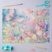 Ontwerp 10 van een Whimsical Butterfly-serie Tissuepapier (Craft)
