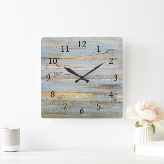 Ontwerp 111 Hout Vierkante Klok (Huis)