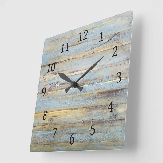 Ontwerp 111 Hout Vierkante Klok (Hoek)