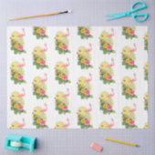 Ontwerp 11 van de Tropische Reeks van Flamingo Tissuepapier (Craft)