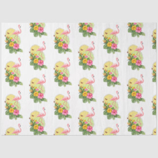 Ontwerp 11 van de Tropische Reeks van Flamingo Tissuepapier