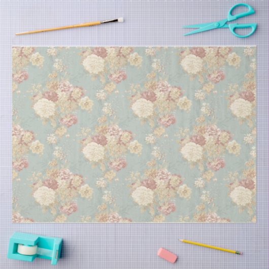 Ontwerp 12 Shabby Chic Collage Series Tissuepapier (Craft)