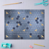 Ontwerp 12 van de Blauwe Bee-reeks - Weefselpapier Tissuepapier (Craft)
