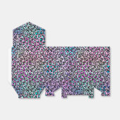 Ontwerp 12 van de Iridescent Leopard-reeks Bedankdoosjes (Uitgevouwen)