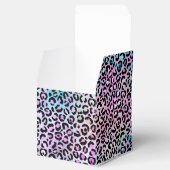 Ontwerp 12 van de Iridescent Leopard-reeks Bedankdoosjes (Geopend)