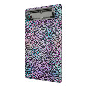 Ontwerp 12 van de Iridescent Leopard-reeks Mini Klembord (Angled2)
