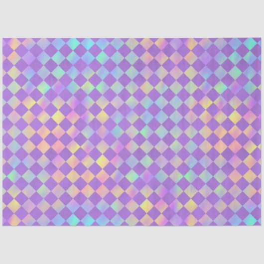 Ontwerp 12 van Violet and Rainbows-reeks Tissuepapier (Voorkant)