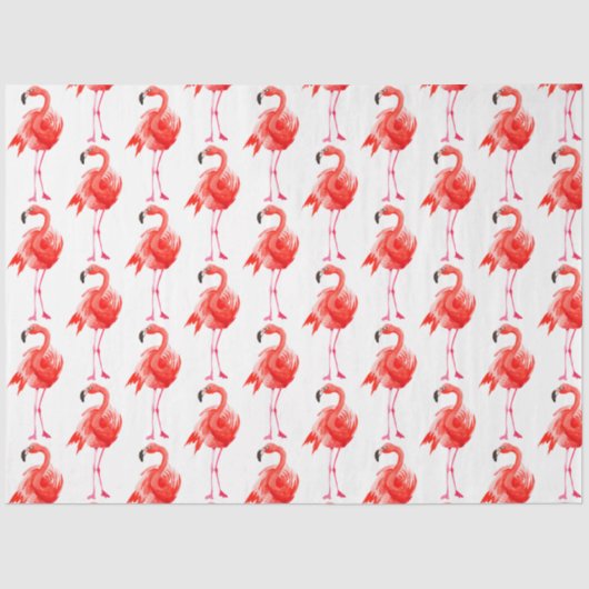 Ontwerp 14 van de Reeks van Flamingo van de waterv Tissuepapier (Voorkant)