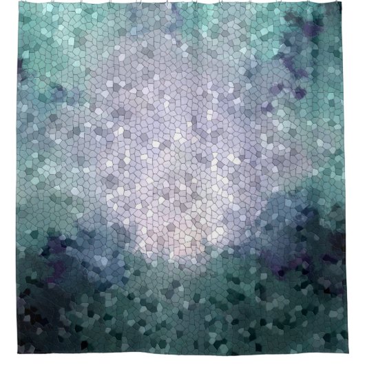 Ontwerp 15-mozaïek douchegordijn (Voorkant)