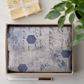 Ontwerp 18 van de Blauwe Bee-reeks - Weefselpapier Tissuepapier (Geschenk)