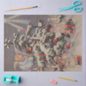 Ontwerp 1 kersttijdreeks tissuepapier (Craft)