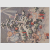 Ontwerp 1 kersttijdreeks tissuepapier (Voorkant)