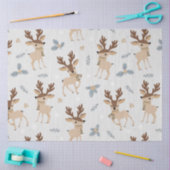 Ontwerp 1 kersttouwdeerserie tissuepapier (Craft)