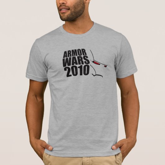 Ontwerp 1 van armor Wars T-shirt (Voorkant)