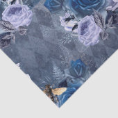 Ontwerp 1 van de blauwe bijenreeks tissuepapier (Detail)