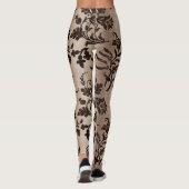 Ontwerp 1 van de Bronze Velvet reeks Leggings (Achterkant)