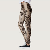 Ontwerp 1 van de Bronze Velvet reeks Leggings (Links)