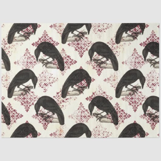 Ontwerp 1 van de Gothic Counkruising Series Tissuepapier (Voorkant)