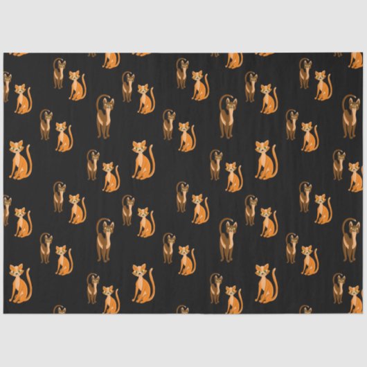 Ontwerp 1 van de Happy Halloween-reeks Tissuepapier (Voorkant)