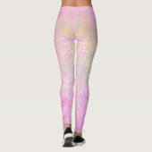 Ontwerp 1 van de Iridescent Leopard-reeks Leggings (Achterkant)