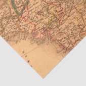 Ontwerp 1 van de  Kaart van de Reeks Tissuepapier (Detail)