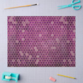 Ontwerp 1 van de Paarse Bee-reeks Tissuepapier (Craft)