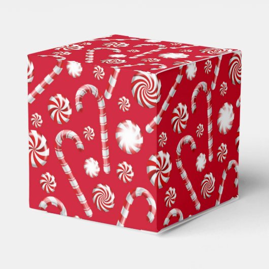 Ontwerp 1 van de Peppermint-specerijreeks Bedankdoosjes (Achterkant)