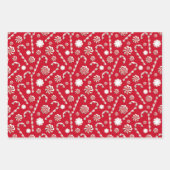 Ontwerp 1 van de Peppermint-specerijreeks Inpakpapier Vel (Voorkant 3)