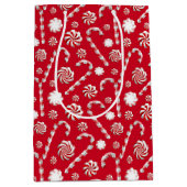 Ontwerp 1 van de Peppermint-specerijreeks Medium Cadeauzakje (Voorkant)