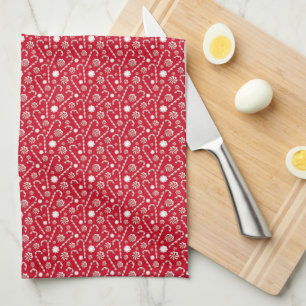 Ontwerp 1 van de Peppermint-specerijreeks Theedoek