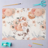Ontwerp 1 van de perachy Floral reeks Tissuepapier (Craft)