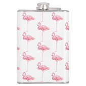 Ontwerp 1 van de Reeks van de Flamingo van de Tend Heupfles (Achterkant)