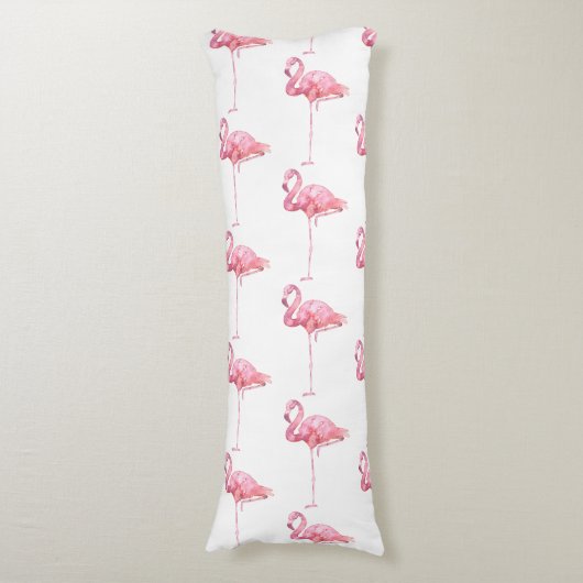 Ontwerp 1 van de Reeks van de Flamingo van de Tend Lichaamskussen (Voorkant Verticaal)