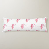 Ontwerp 1 van de Reeks van de Flamingo van de Tend Lichaamskussen (Voorkant)